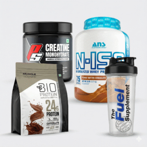 High-Performance Muscle Stack – Bio Concentrate + N-ISO + ProSupps Creatine + Shaker